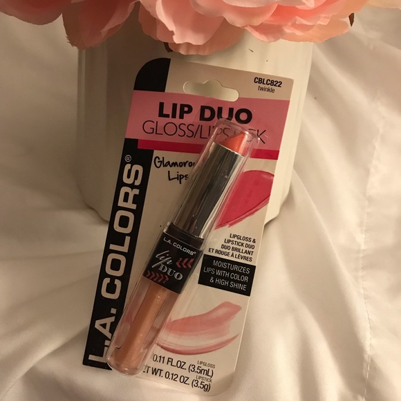 Lip Duo Gloss/Lipstick in twinkle by L.A. Colors - Picture 6 of 8